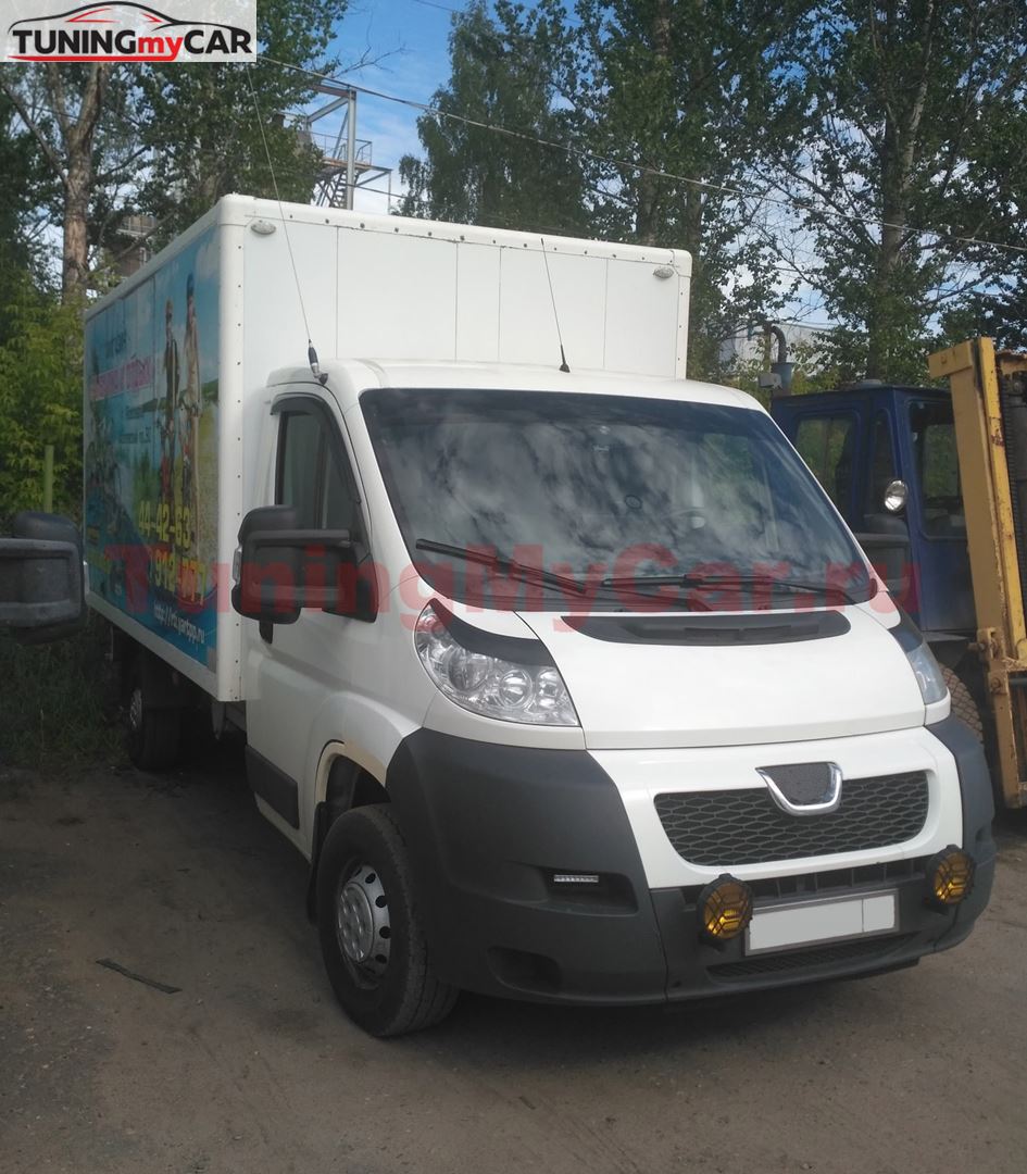Накладки на передние фары (реснички) для Peugeot Boxer шасси 2006-2013, Boxer 2006-2013 (250 кузов)